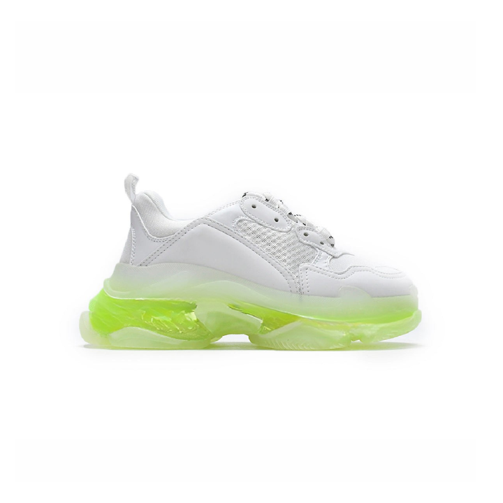Triple S White Clear Sole