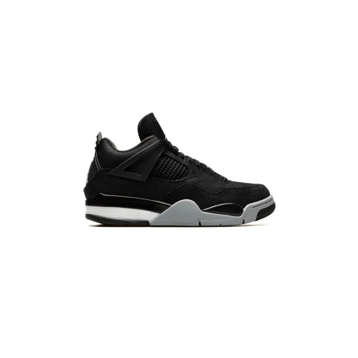 AJ4 Black Canvas