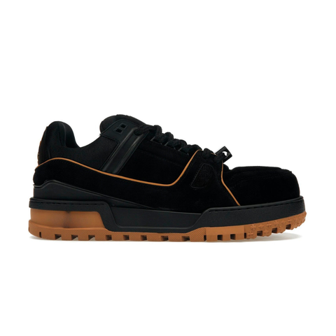 Trainer Maxi Black Brown Suede