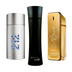 PACK DE 3 PERFUMES: 212 MEN NYC, PACO RABANNE ONE MILLION, ARMANI CODE HOMME 100 ml